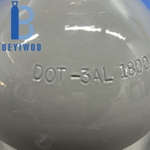Cilindros de gas de aluminio 20LB 13.4L de acero sin costura DOT para <span class=keywords><strong>helio</strong></span> O2 N2 Ar CO2 - Product Image 6