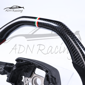 Volant personnalisé en fibre de carbone noire brillante et Alcantara pour <span class=keywords><strong>Lamborghini</strong></span> Huracan 2015-2025 - Product Image 5