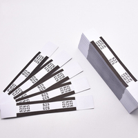 Monnaie billet de banque sangle argent baguage factures pour organiser de l'argent sangles d'argent auto-adhésives pour une comptabilité rapide