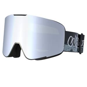 Gafas de esquí con forma de ballena para hombre, lentes antiniebla de doble capa, material de PC para montañismo y esquí, equipo para exteriores - Product Image 4