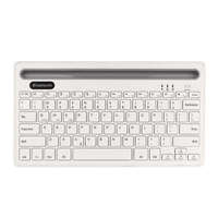 Clavier sans fil BT Ultra-mince pour tablette mobile intelligente clavier Rechargeable pour ordinateur portable clavier universel fente de support intégrée