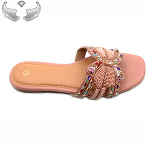 Sandalias de Verano para Mujer, Modernas, de Alta Calidad, con Pedrería, Suela Suave, Transpirables, Cómodas y Duraderas, Venta al Por Mayor - Product Image 4
