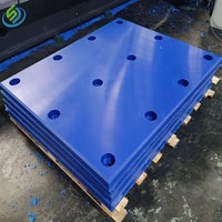 Panneau de défense marine personnalisé en UHMWPE, planche coulissante OEM à faible friction pour projets de quais portuaires