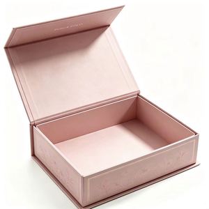 FX Bulk Recyclable Flip Top Magnet Gift <b>Box</b>, Matte Laminated Rigid <b>Cardboard</b> Case for Wine & Gourmet <b>Hamper</b> Packing - Product Image 4