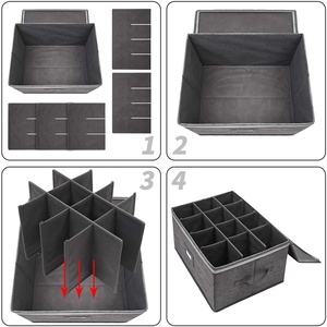 Couvercle et poignée de haute qualité, boîte de rangement <span class=keywords><strong>pour</strong></span> <span class=keywords><strong>verres</strong></span> <span class=keywords><strong>à</strong></span> vin, gobelets pliables - Product Image 2