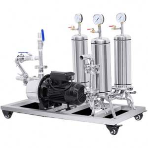 ตลับกรองอัตโนมัติสามชั้นสำหรับวิสกี้ ไวน์ขาว เหล้า เครื่องกรองสแตนเลส เครื่องกรองน้ำสำหรับใช้ในบ้าน - Product Image 3