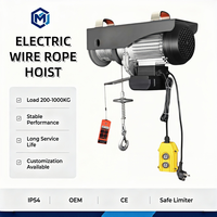 Palans électriques légers de qualité industrielle CE monophasés 110V 220V pour garage, atelier de maintenance, commerce de détail