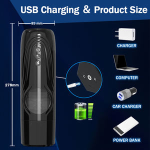 Hot Selling Seksspeeltjes 7 + 1 Frequentie 4 Cm Telescopische Rotatie Abs + Tpe Penis Stimulator Masturbatie Cup Sextoy Leverancier - Product Image 4