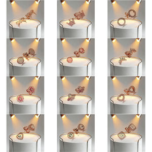 Pendientes Originales de Plata de Ley 925, Modelo 2026, con Cristales, para Mujer, en Oro Rosa, con Diseño de Corona, Corazón, <span class=keywords><strong>Infinito</strong></span> y Abeja - Product Image 5