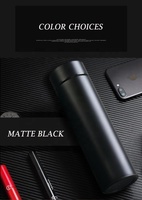 Thermos en acier inoxydable 304 de haute qualité avec écran tactile LED en verre, affichage de la température, bouteille d'eau intelligente
