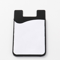 Porte-cartes universel personnalisé, impression par Sublimation, en Silicone, vierge, pour téléphone