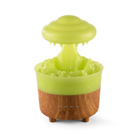 Diffuseur d'arômes électrique créatif et coloré à LED 7 couleurs en forme de goutte de pluie, humidificateur ultrasonique avec humidistat et télécommande pour la maison