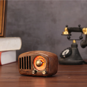 Thương Hiệu Cũ Retro Hoài Cổ Âm Thanh Di Động Loa Chất Lượng Cao Bằng Gỗ Không Dây USB Ổ Cắm Năng Lượng Mặt Trời Powered FM/AM Đài Phát Thanh - Product Image 5