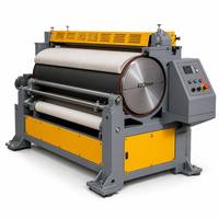 Presse à chaleur rotative professionnelle avec tambour rempli d'huile de 420 mm et feutre Nomex pour l'impression sur tissus textiles