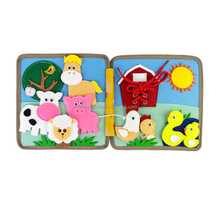 Libro Sensorial <span class=keywords><strong>para</strong></span> Bebés Estilo Ciervo Sika NF12, Juguetes Educativos Tempranos <span class=keywords><strong>para</strong></span> Niños, Libro de Actividades Tranquilas <span class=keywords><strong>para</strong></span> Niños Pequeños, Precio de Fábrica al por Mayor - Product Image 4