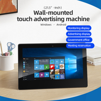Écran LCD 21.5 pouces Panneau d'écran vidéo Support mural Windows Android pour Home Bar Mall Moniteur de signalisation numérique