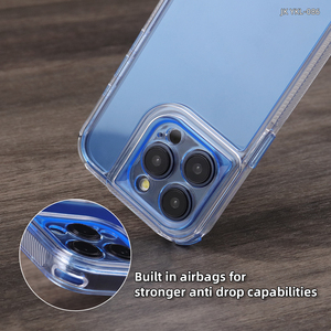 Fundas para Celulares Space Case, Nueva Moda 2 en 1, Funda Transparente de Acrílico y TPU para <span class=keywords><strong>iPhone</strong></span> 11 12 <span class=keywords><strong>13</strong></span> 14 15 <span class=keywords><strong>Pro</strong></span> <span class=keywords><strong>Max</strong></span> - Product Image 3