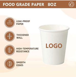 Gobelet en papier kraft à double paroi, imprimé sur mesure, écologique et jetable, pour emporter, 8oz-16oz, avec couvercles pour boissons chaudes - Product Image 6