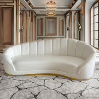 Elegantes und modernes Bankett-Edelstahl-PU-Sofa, geeignet für Dekoration zu Hause und für Hochzeits anlässe