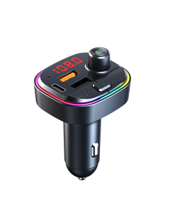 Nouveauté <span class=keywords><strong>2023</strong></span> 7+1 lumières colorées C13 Lecteur MP3 de voiture BT Émetteur FM de voiture USB QC3.0+PD Chargeur rapide - Product Image 2