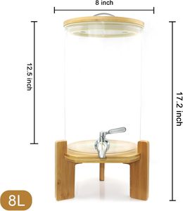 JQ Natural Bamboo Drink <strong>Dispenser</strong> <strong>Water</strong> <strong>Dispenser</strong> And <strong>Beverage</strong> <strong>Dispenser</strong> Stand