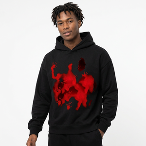 Sudaderas con Capucha para Hombre, de Alta Calidad, con Logotipo Personalizado, Estampado Gráfico, Unisex, con Relieve, Lisas, Sublimadas, Talla Grande, para Otoño e Invierno - Product Image 1