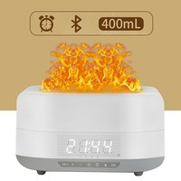 Nouveau diffuseur d'arômes à flamme simulée 0,5 L alimenté par courant alternatif pour haut-parleur, éclairage d'ambiance créatif, option cadeau en gros