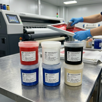 Encre Plastisol CMYK pour Sérigraphie sur T-shirt, Écologique, Bouteilles de 1000 ml, Fourniture Directe Usine