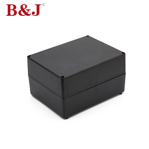 B J High Quality Customized Black Abs Plastic Waterproof Electrical Junction Box