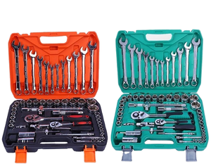 Réparation automobile Jeu de douilles en acier au carbone 61 pièces avec cliquet pour la mécanique domestique - Product Image 2