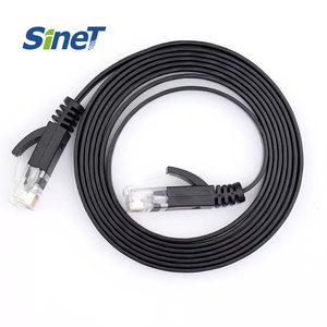 Rj45 Cat6 phẳng Ethernet PVC vá dây <span class=keywords><strong>UTP</strong></span> lá chắn độ dài khác nhau 0.5m/1m/2M/3M/5m/7m/10M" - Product Image 3