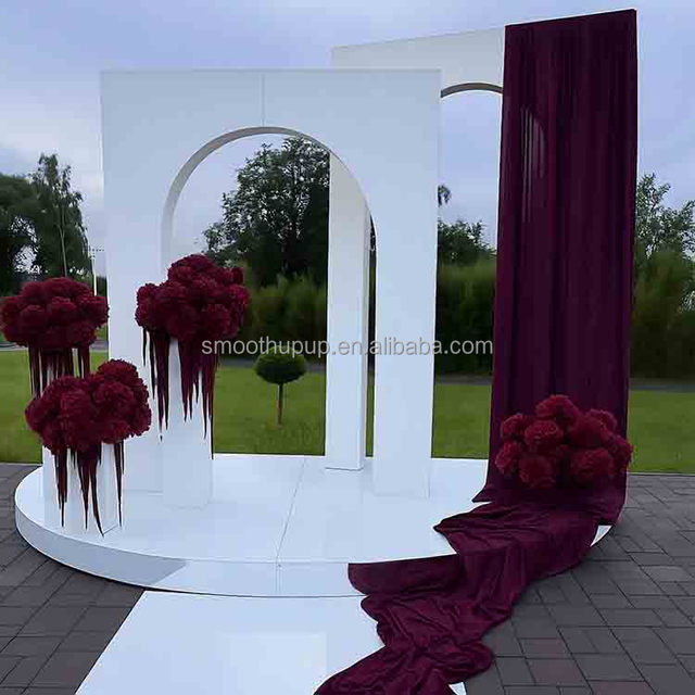 Factory Customized Wedding Arch Backdrop Arch Photo Backdrop Acrylic Backdrop Wall