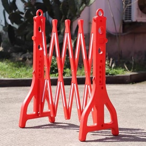 Barrera de Tráfico Portátil, Retráctil, Expandible, Plegable, Rellenable con Agua, Reflectante, Material PE+PP, Barricada Roja/<span class=keywords><strong>Amarilla</strong></span> para Carreteras - Product Image 5