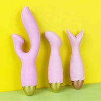 GINYA Wasserdichter Mini-Vibrator Wiederaufladbarer Silikon-Klitoris-Vibrator G-Punkt-Stimulator für Weibliche Brustmassage Sexspielzeug