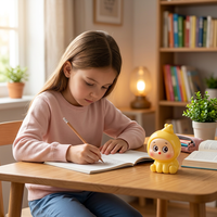 Figurine en résine de dessin animé mignonne, mini décoration de bureau DIY, ornement de tableau de bord de voiture, statue, décoration d'intérieur, vente en gros