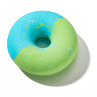Bombes de bain effervescentes bio personnalisées en gros pour huiles essentielles, hydratantes pour la peau, au beurre de karité, 100g, en forme de donut, en vrac