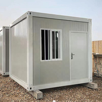 Maisons modulaires extensibles préfabriquées de conteneur, maisons portatives de conteneur de bureau de structure en acier de 20 pieds et de 40 pieds