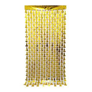 Tenda con frange del pene viola oro rosa divertente addio al nubilato festa di addio al nubilato sfondo decorazione della parete tenda metallica per animali domestici - Product Image 4