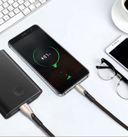 Kabel pengisi daya USB tipe-c, kabel pengisian daya USB tipe-c, kabel pengisian daya USB Data kecepatan tinggi dengan nilon Aloi seng dan kabel pengisian Premium tembaga murni