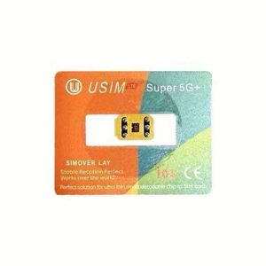 Nouvelle version 2025 <span class=keywords><strong>USIM</strong></span> Mep V3.0 <span class=keywords><strong>Usim</strong></span> Super5G+ MEP V3.0 compatible avec les iPhone 13 à 16 Pro Max, à utiliser uniquement dans les téléphones à double emplacement SIM - Product Image 1