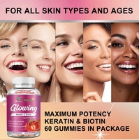 Complément Alimentaire Gommes Éclaircissantes pour la Peau à Marque Blanche – Capsules Antioxydantes Unifiant le Teint pour Adultes