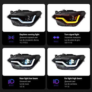 Faros Delanteros LED para <span class=keywords><strong>BMW</strong></span> Serie 1 <span class=keywords><strong>F20</strong></span> 118i 120i 125i 128i <span class=keywords><strong>130i</strong></span> 2012-2015, Actualización con Lentes de Proyector Dinámico, Accesorios - Product Image 2