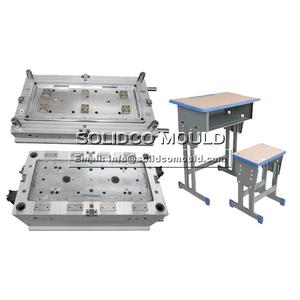 Inyección de plástico PP Escuela estudiante Mesa ESCRITORIO EDGE molde - Product Image 2