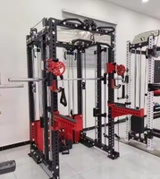 Equipo de Gimnasio Comercial Longotech, Máquina Smith Multifuncional para Ejercicios