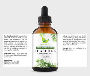 น้ำมันทีทรีออร์แกนิกแท้สูตร100% กลิ่นหอมผลิตภัณฑ์ดูแลส่วนบุคคล - Product Image 2