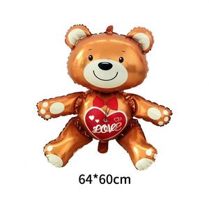 Cartoon Shaped Foil Love Bear Aluminum Film <b>Balloon</b> for Valentine's Day Party <b>Decorations</b> - Product Image 6