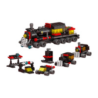 Blocs de construction, jouets éducatifs pour enfants, assemblage, petites pièces, thème voitures, plastique ABS, unisexe