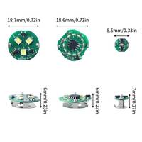 Mini lampe à LED à piles avec commande magnétique Petits modèles de style bouton Micro unité LED Accessoire d'éclairage