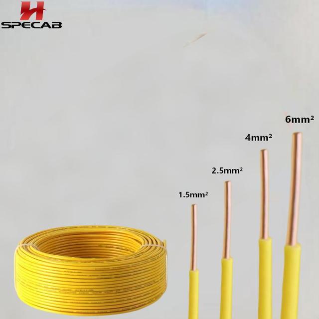 PVC Insulated Copper Electrical Wire For Power Wiring