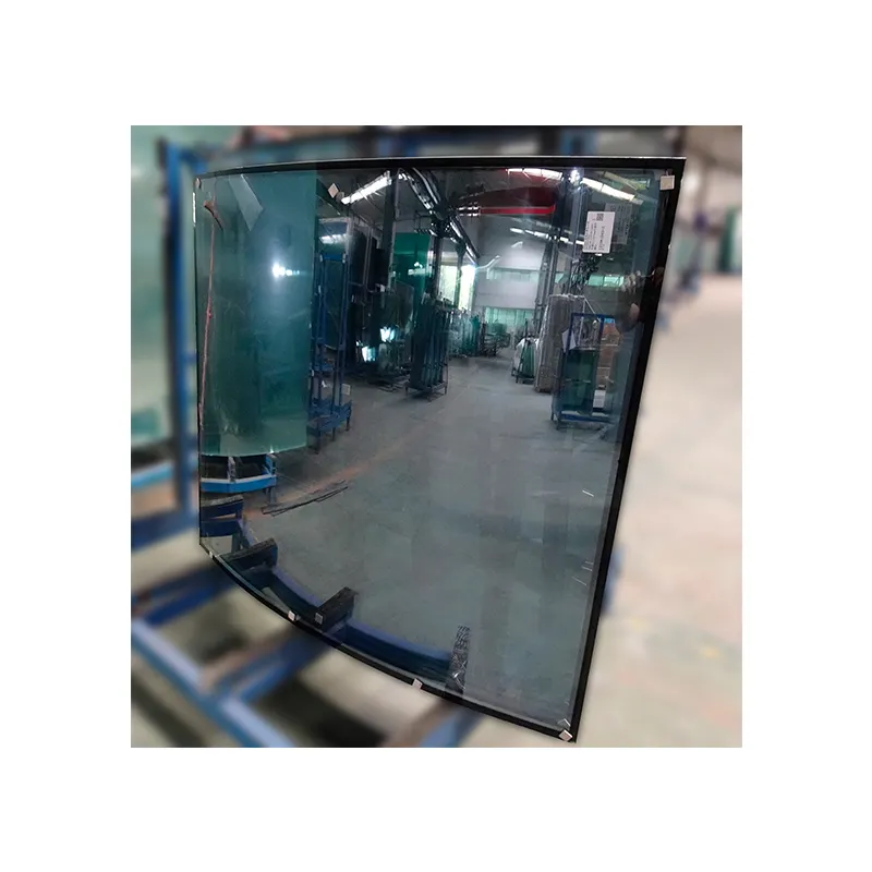 Top Quality Factory Price Curved Tempered Glass Insulated Low-E glass Panels for building curtain wall